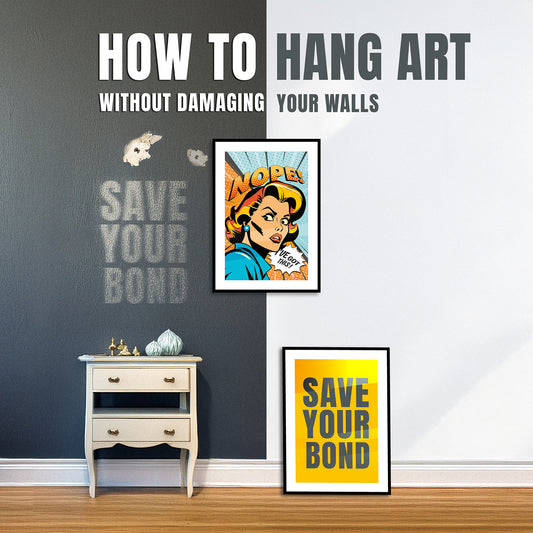 5 Renter-Friendly Ways to Hang Art Without Damaging Walls