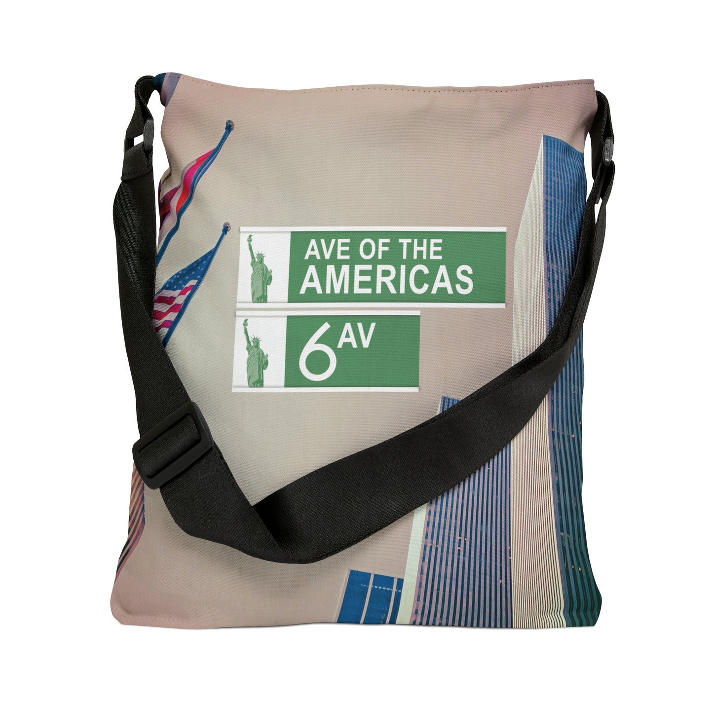 Avenue of the Americas Adjustable Tote Bag