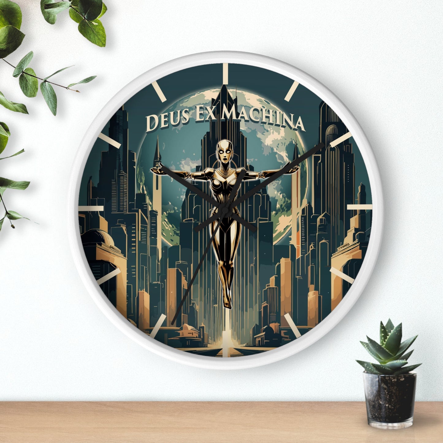 Deus Ex Machina Wall Clock - vrmediadecor.vrmedia.com.au