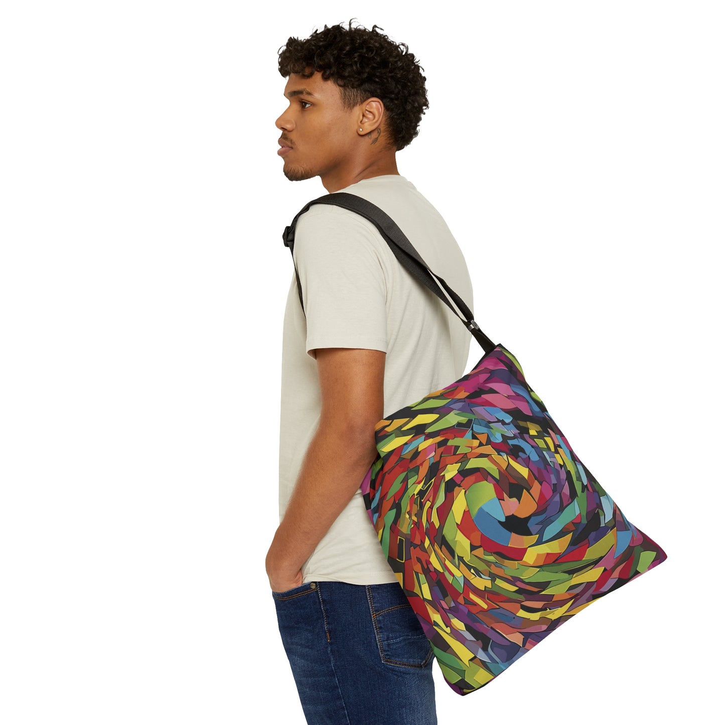 Primary Wave Adjustable Tote Bag