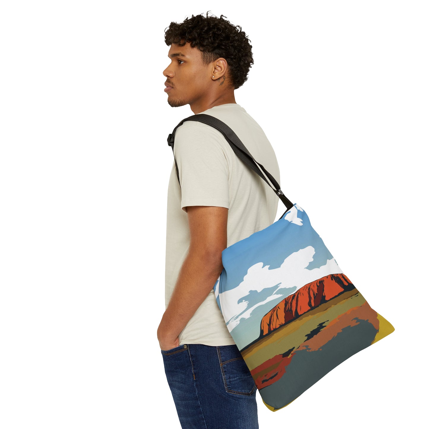 Uluru Sunset Northern Territory Adjustable Tote Bag
