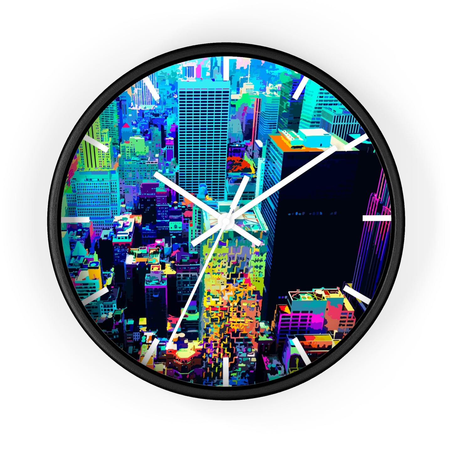 Manhattan Wall Clock - vrmediadecor.vrmedia.com.au