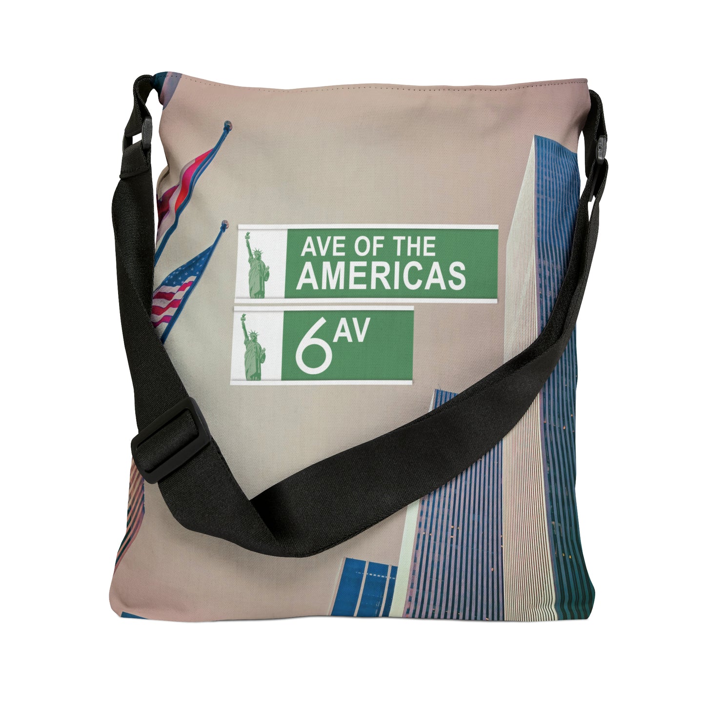 Avenue of the Americas Adjustable Tote Bag