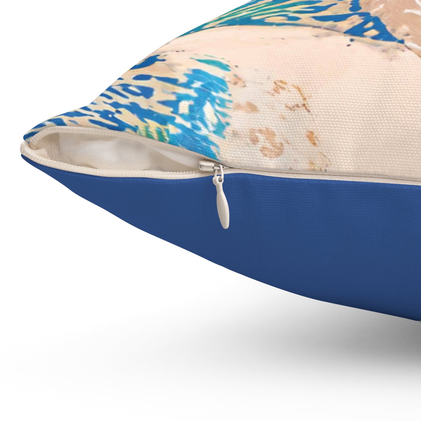Starfish Spun Polyester Square Pillow