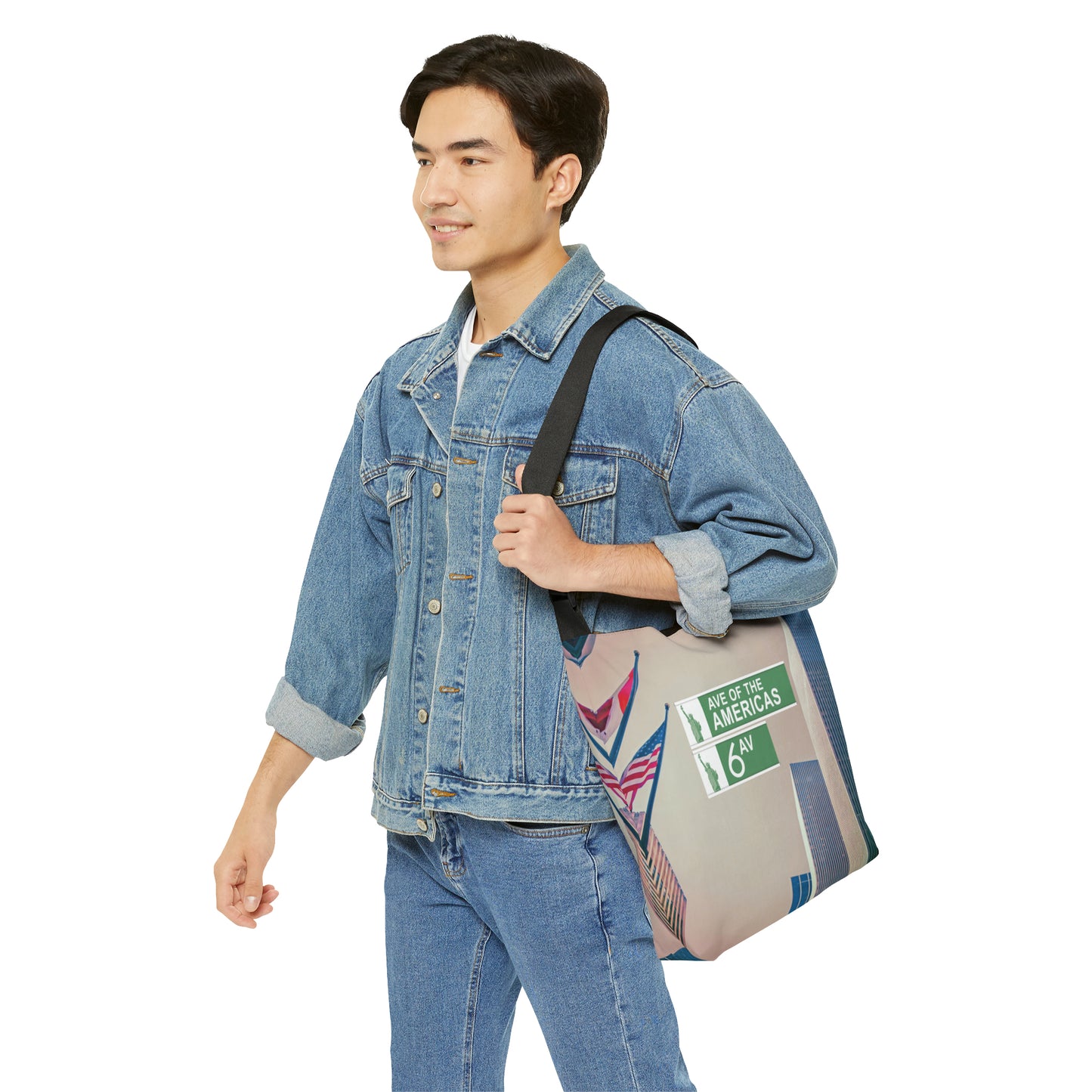 Avenue of the Americas Adjustable Tote Bag