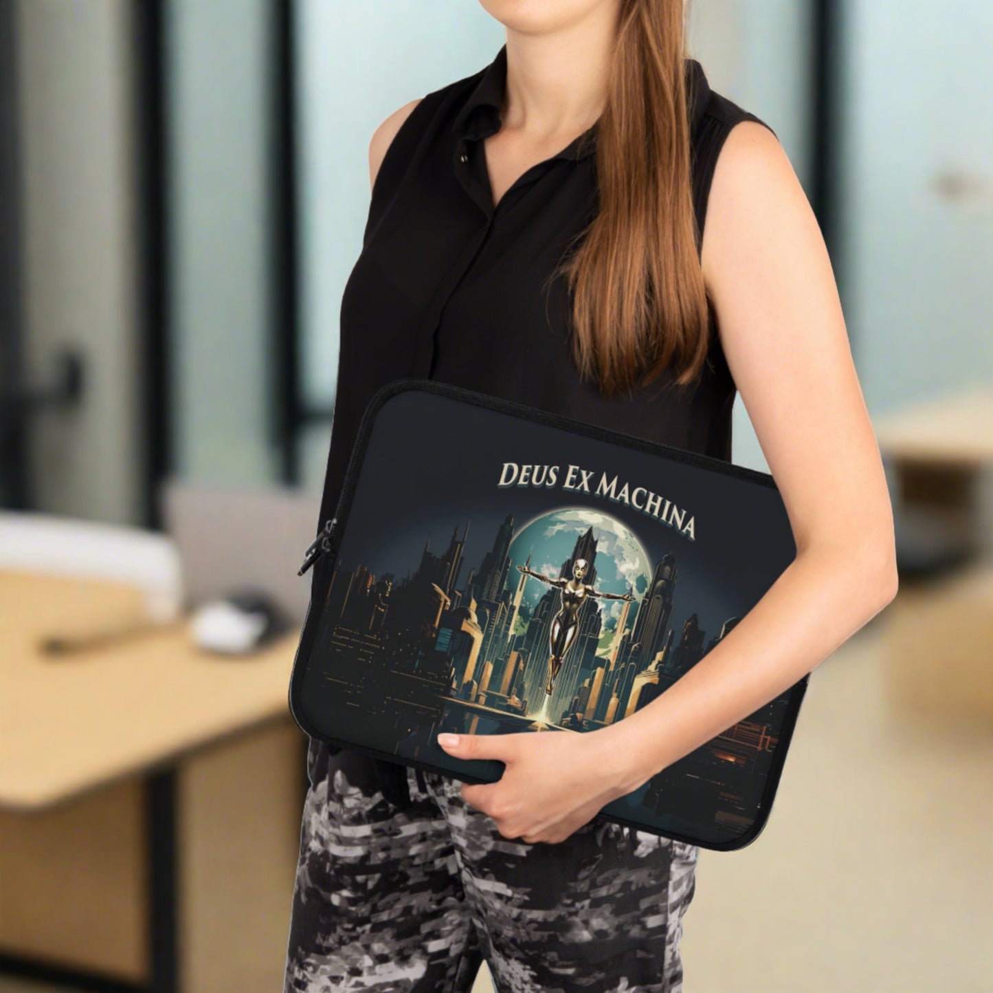 Deus Ex Machina Laptop Sleeve - vrmediadecor.vrmedia.com.au