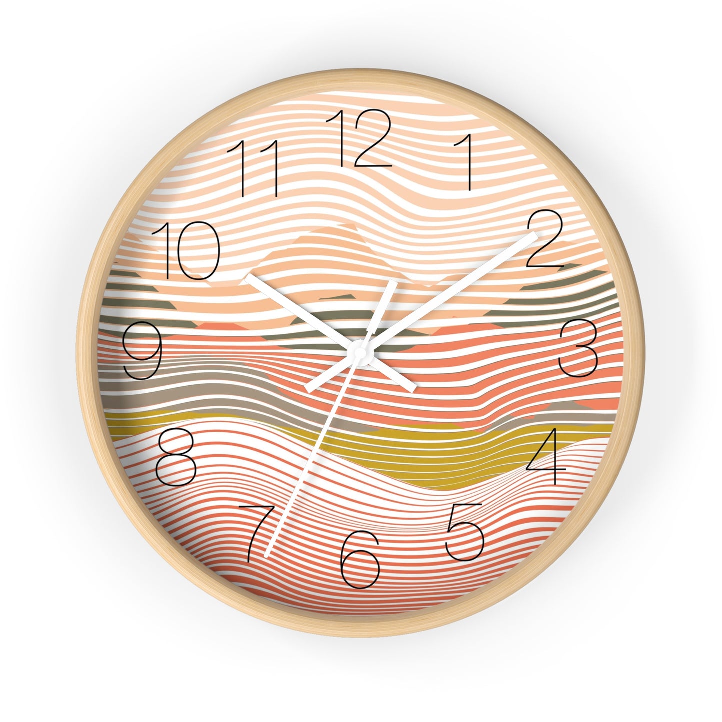 Summer Heatwave Wall Clock - vrmediadecor.vrmedia.com.au