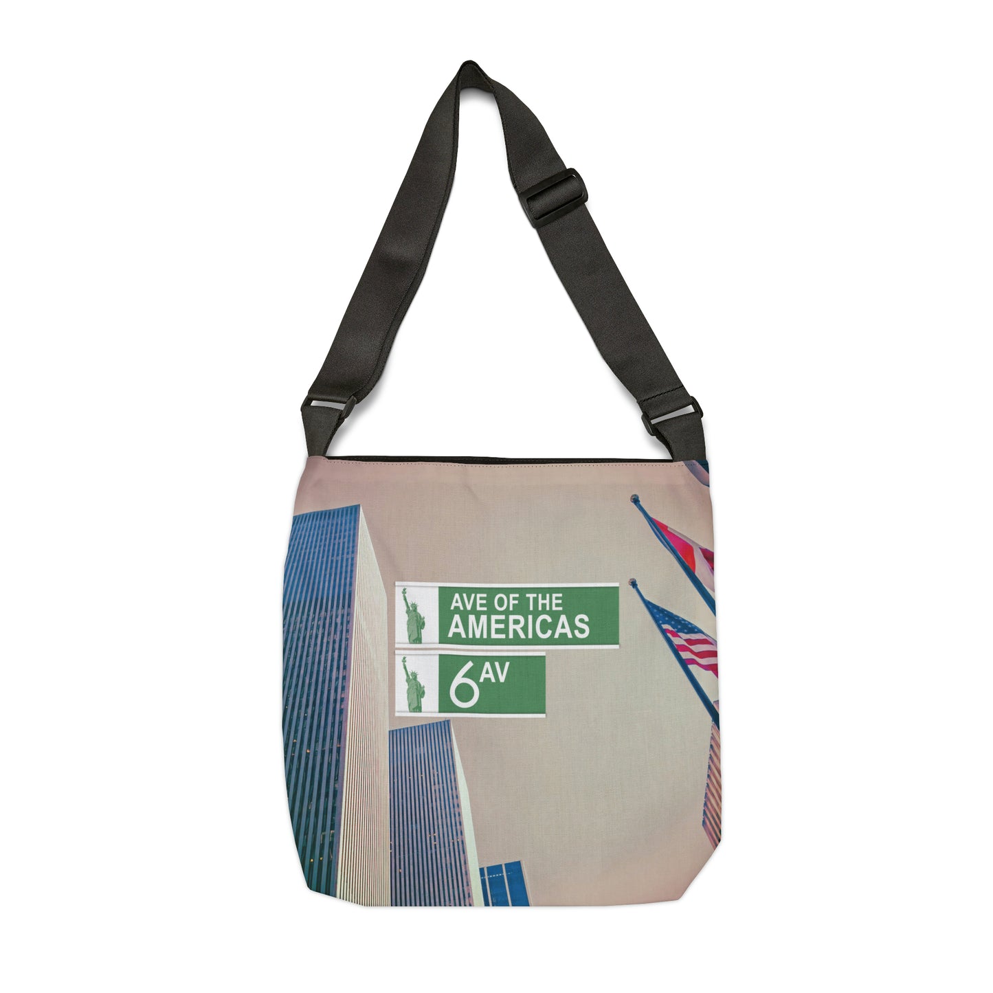 Avenue of the Americas Adjustable Tote Bag