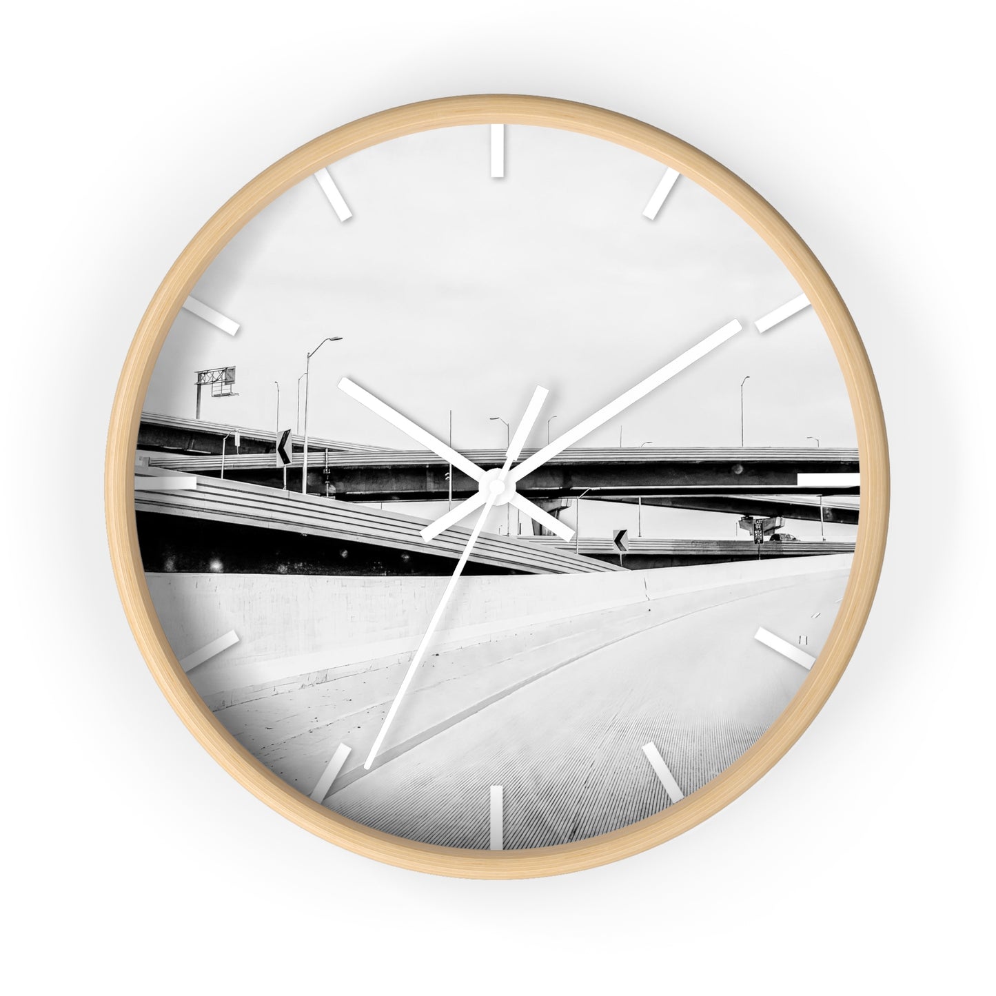 Life is a black and white Wall Clock - vrmediadecor.vrmedia.com.au