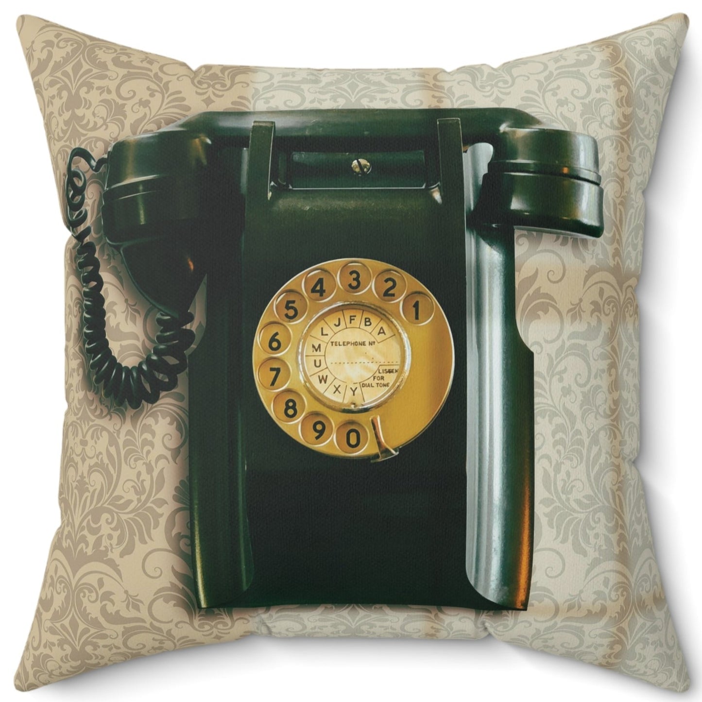 Echoes of Nostalgia Spun Polyester Square Pillow