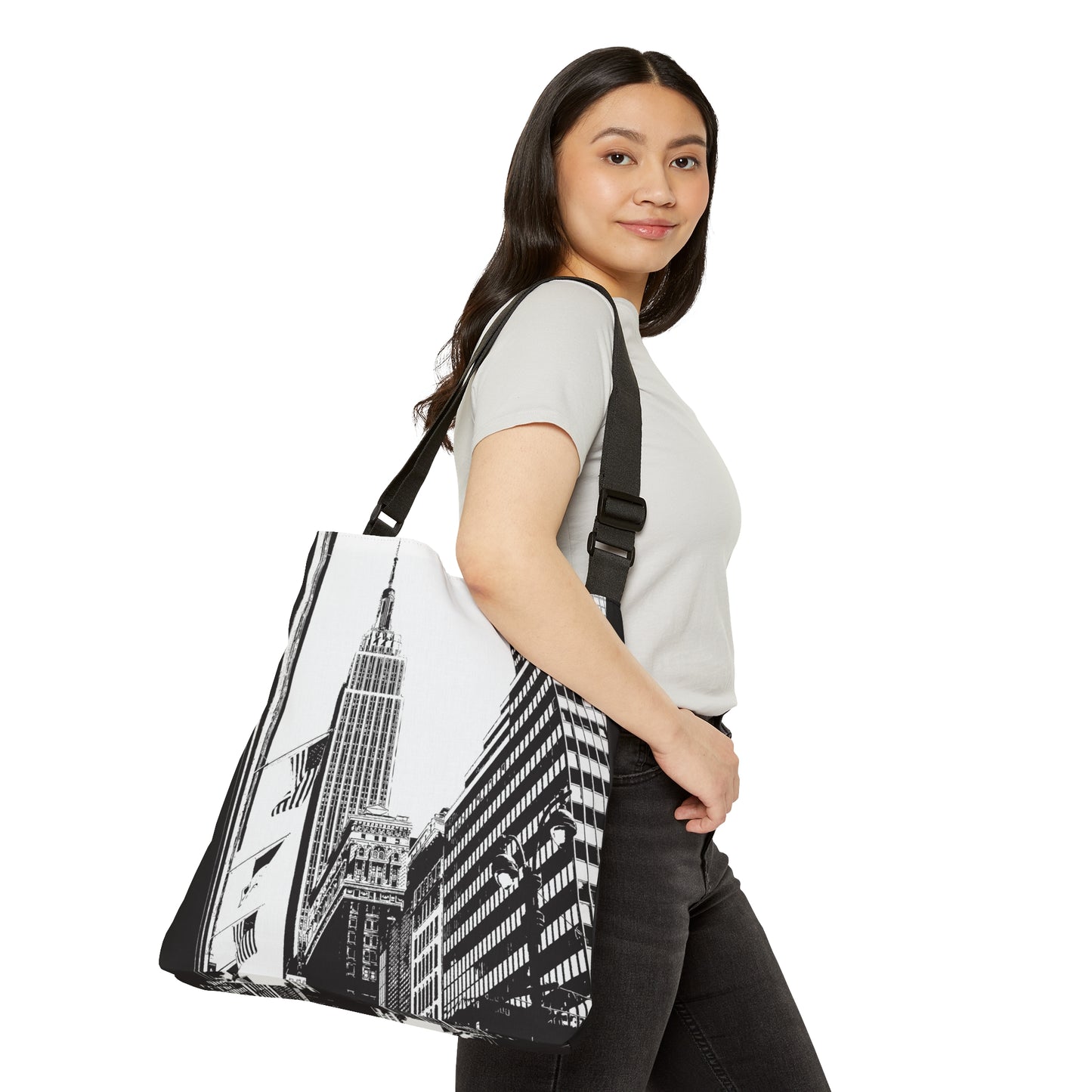 Manhattan New York Adjustable Tote Bag
