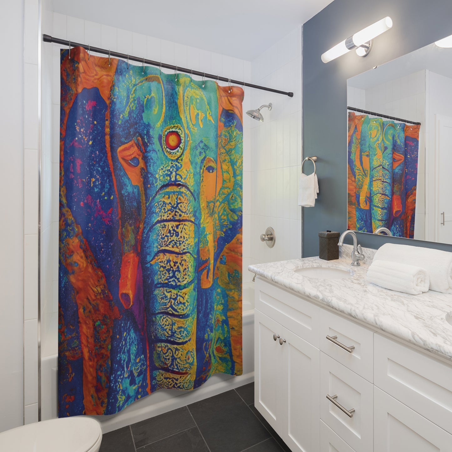 Mystic Mourning Shower Curtain - vrmediadecor.vrmedia.com.au