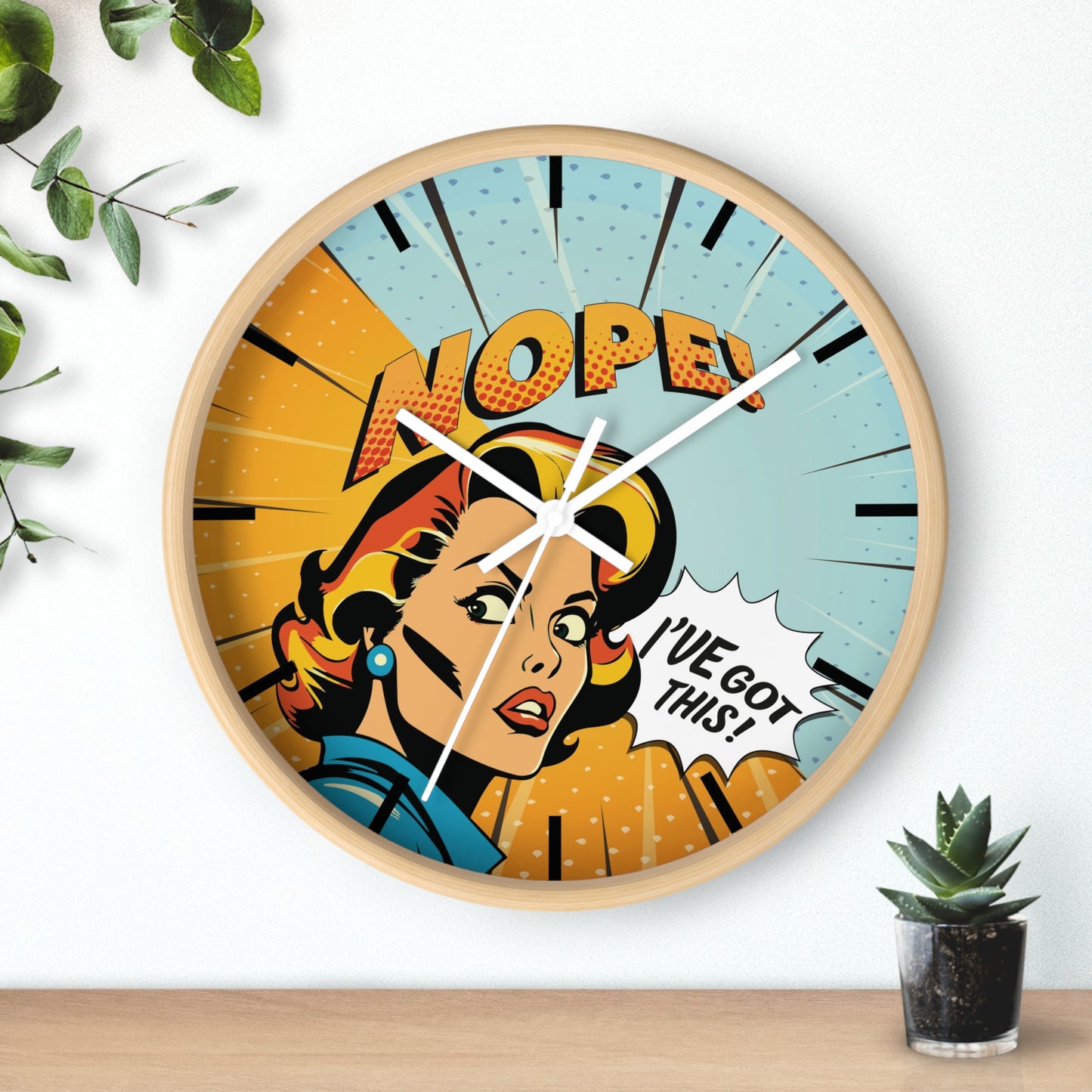 I've got this! - Wall Clock - vrmediadecor.vrmedia.com.au