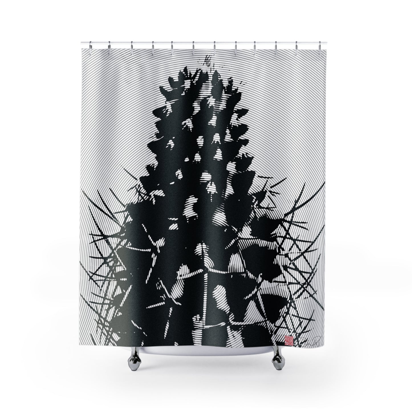 Darkside of Nature Shower Curtain - vrmediadecor.vrmedia.com.au
