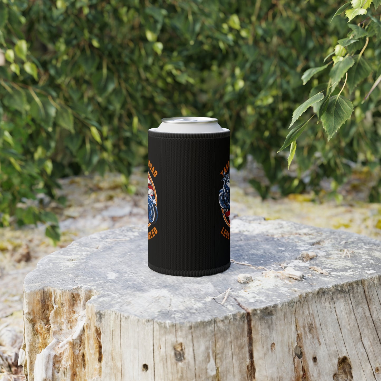 Take the road less traveled USA Version Stubby Cooler