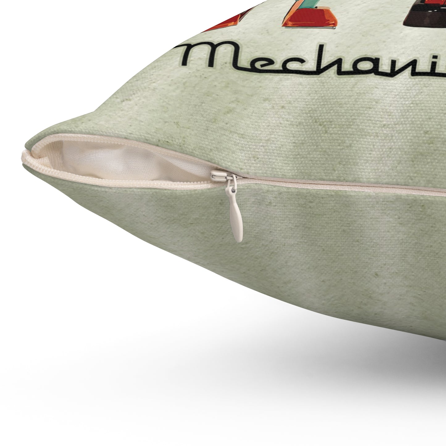 3 Wise Robots Spun Polyester Square Pillow