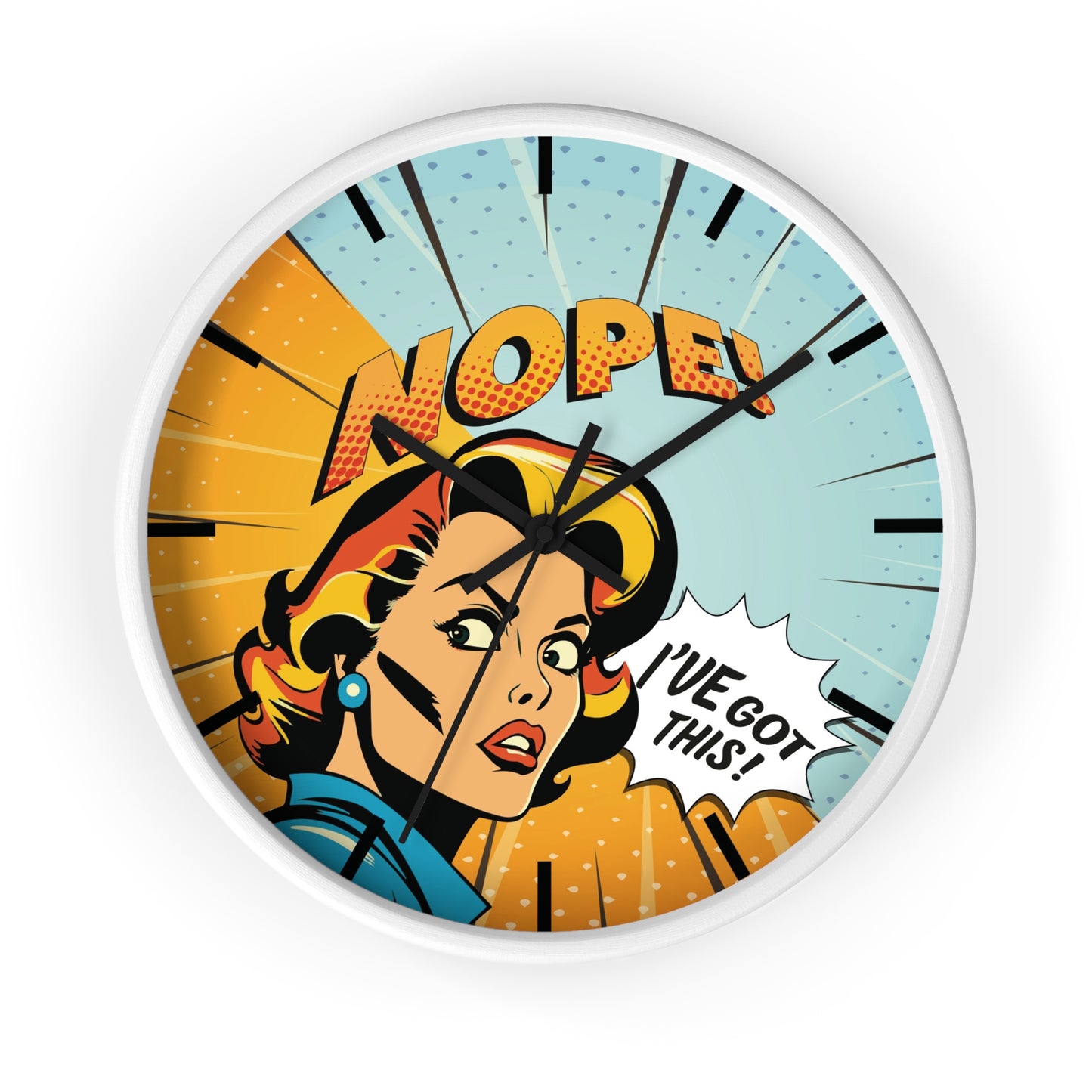 I've got this! - Wall Clock - vrmediadecor.vrmedia.com.au