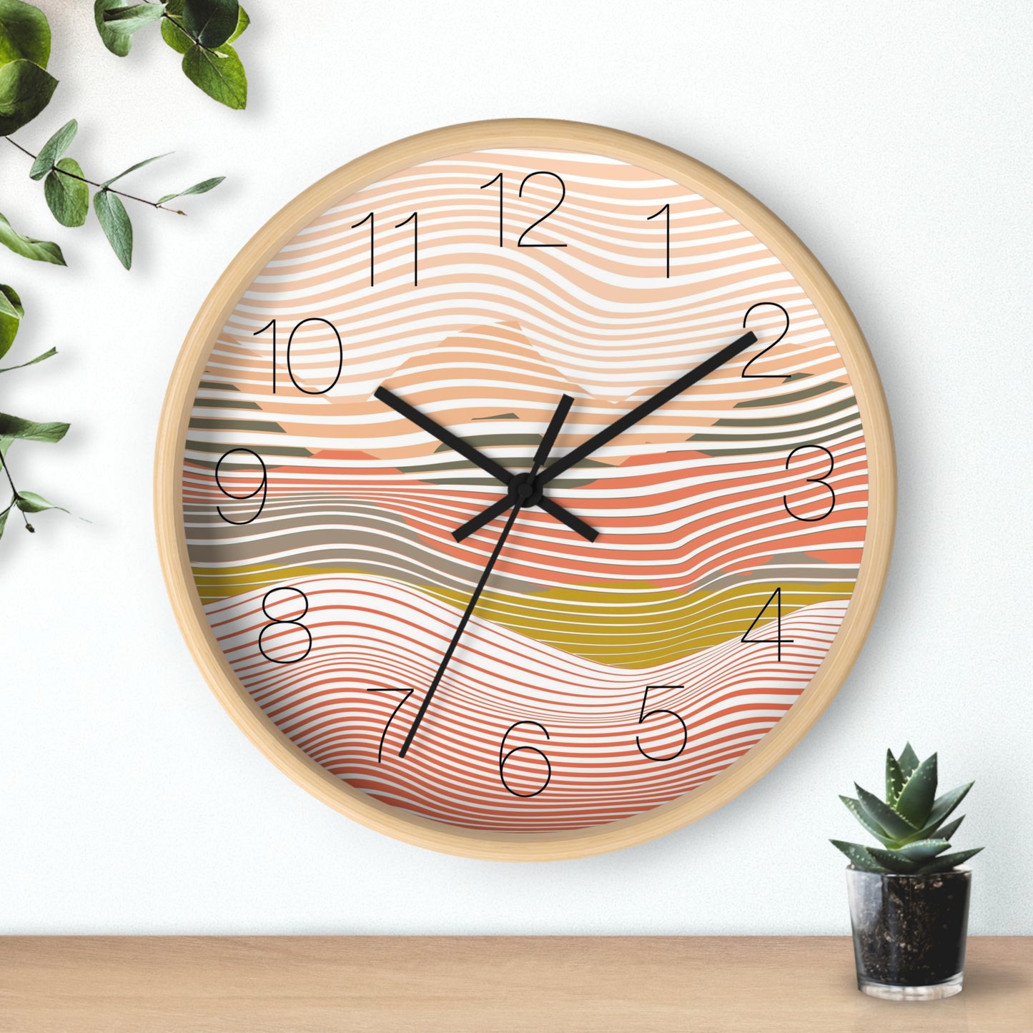 Summer Heatwave Wall Clock - vrmediadecor.vrmedia.com.au