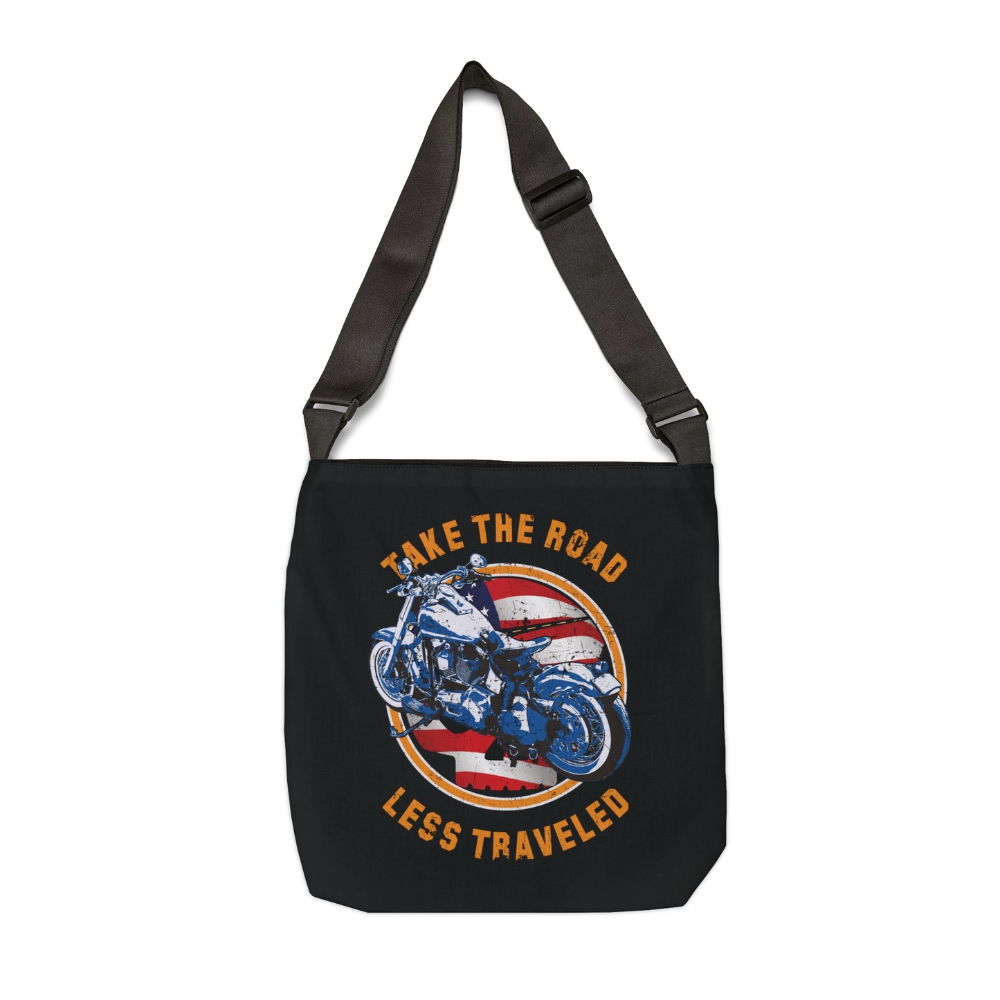 Take the Road Less Traveled Adjustable Tote Bag