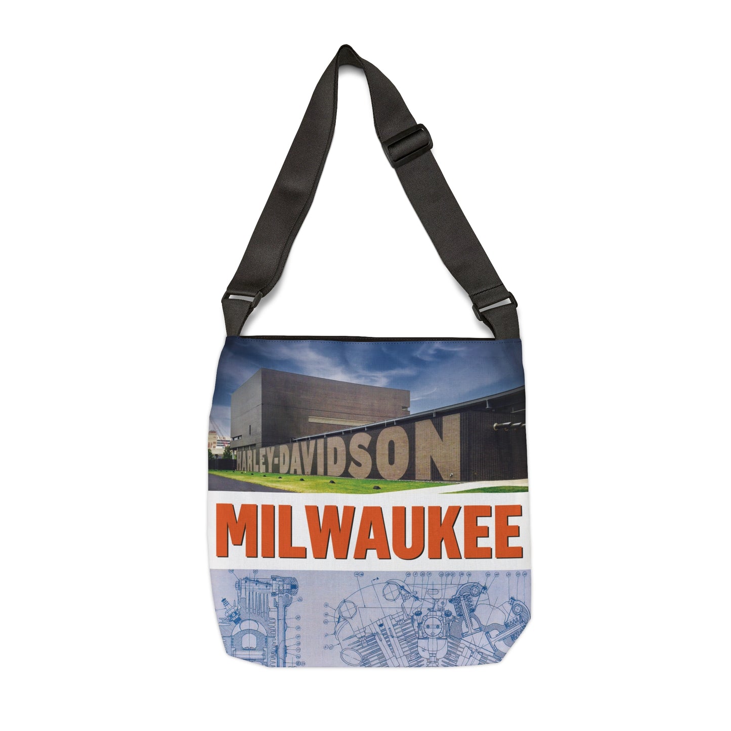 Road Trip Adjustable Tote Bag