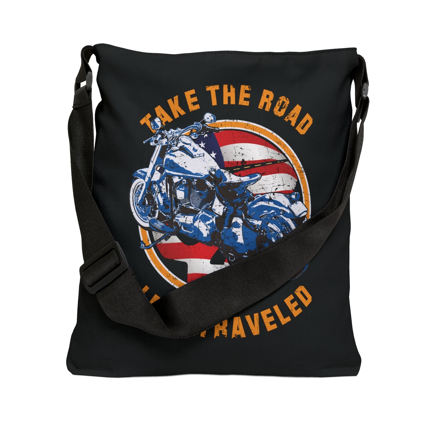 Take the Road Less Traveled Adjustable Tote Bag