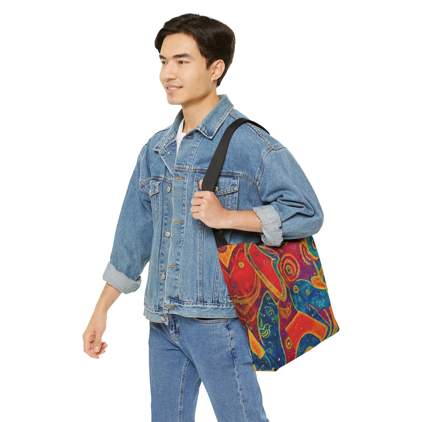 Elephant Regalia Adjustable Tote Bag