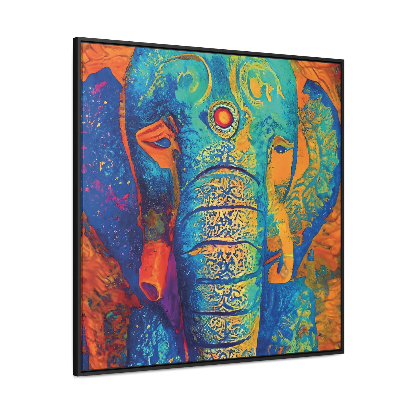 36x36" Framed Canvas Print: "Mystic Mourning" - vrmediadecor.vrmedia.com.au