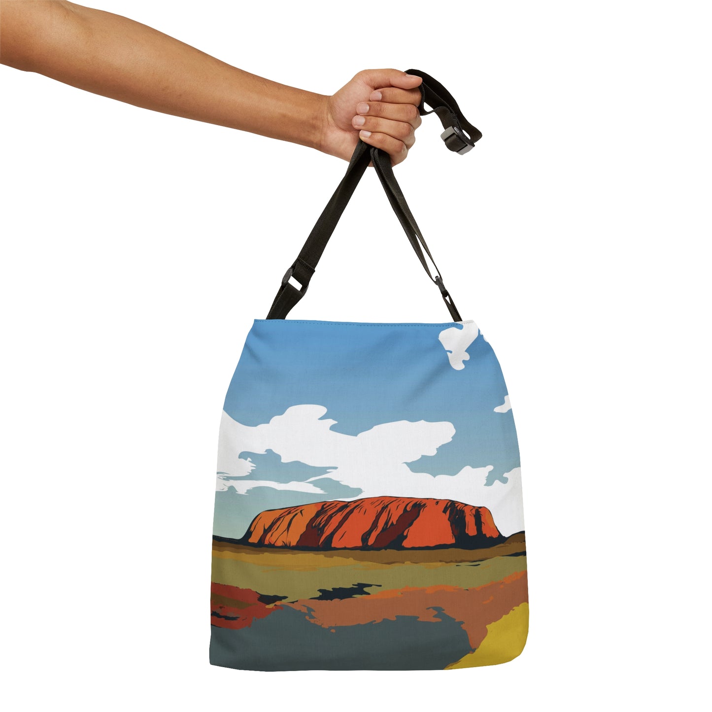 Uluru Sunset Northern Territory Adjustable Tote Bag