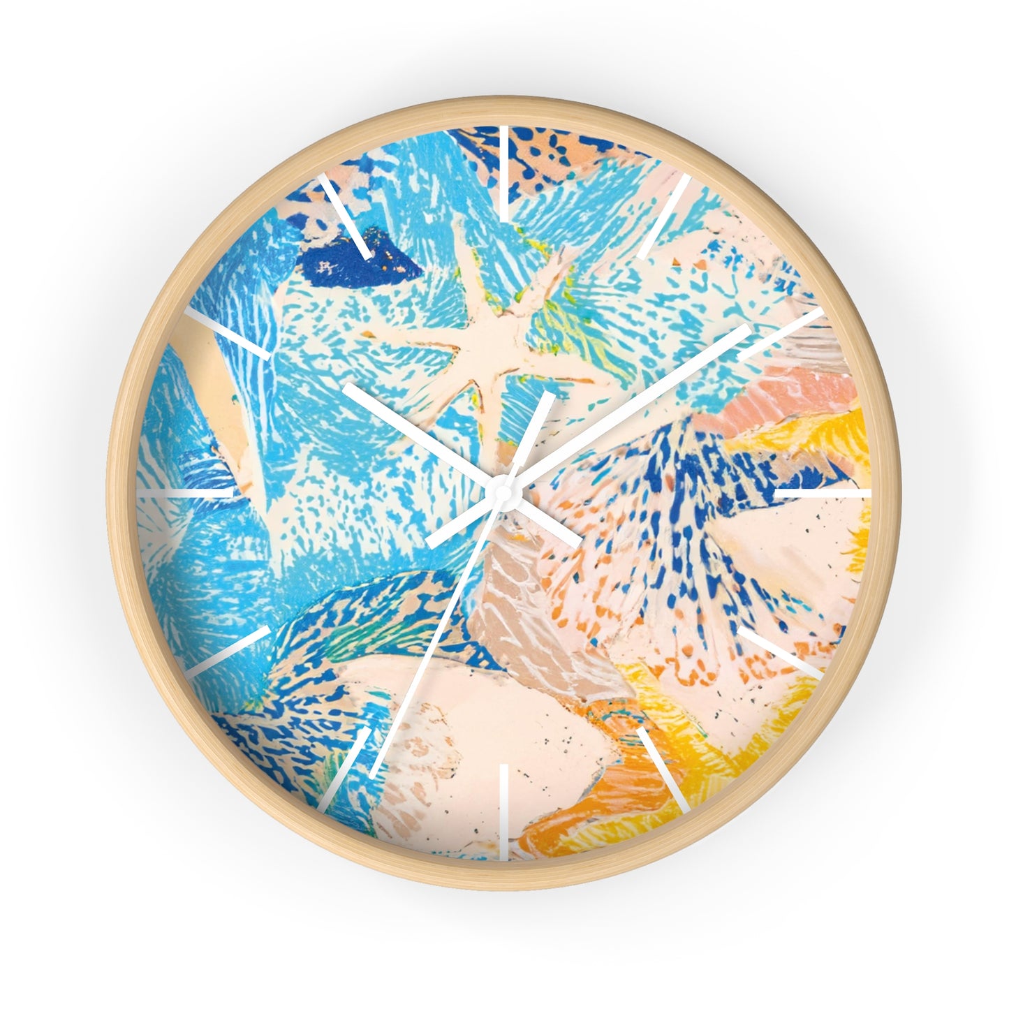 Starfish Wall Clock - vrmediadecor.vrmedia.com.au