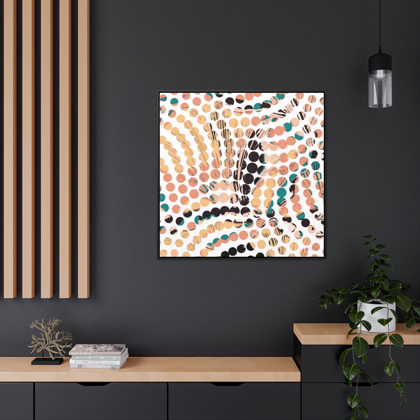 36x36" Framed Canvas Print: "The Coast" - vrmediadecor.vrmedia.com.au