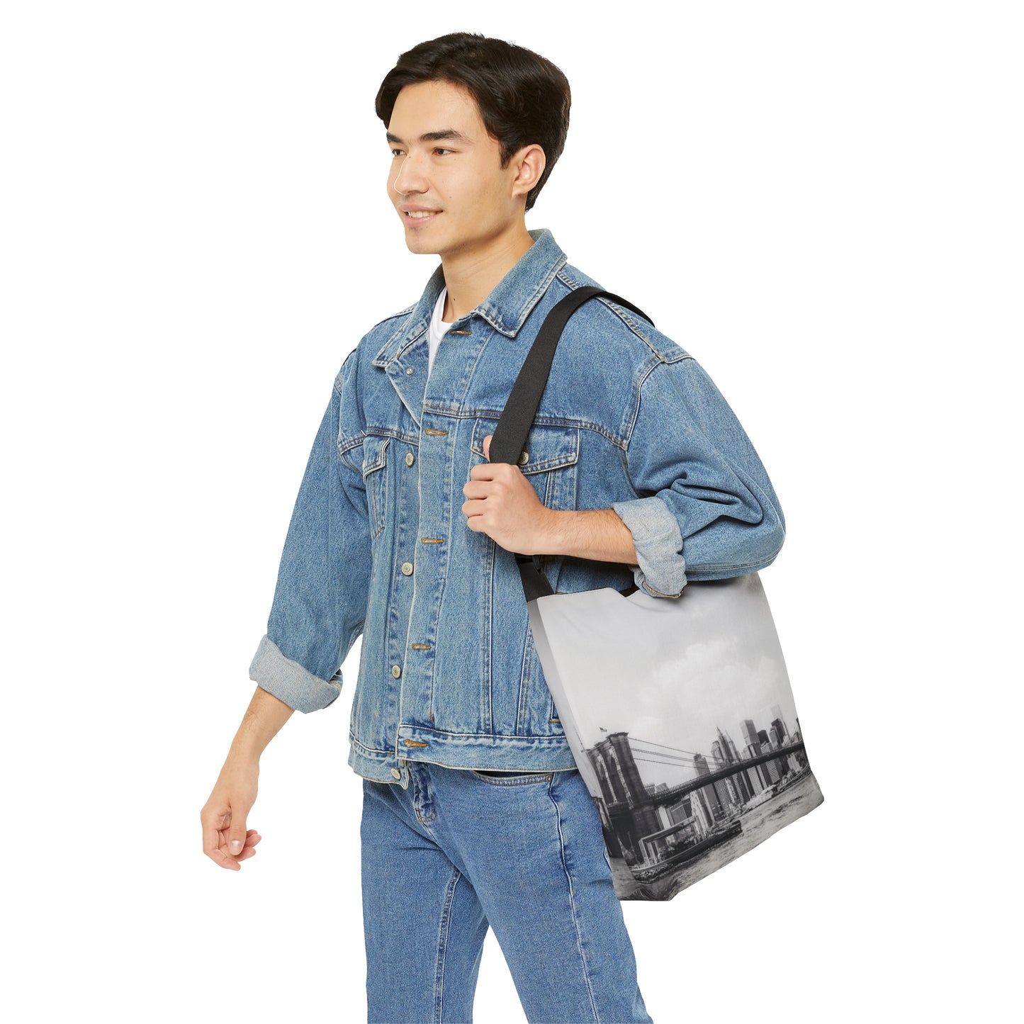 Long Island Brooklyn Adjustable Tote Bag