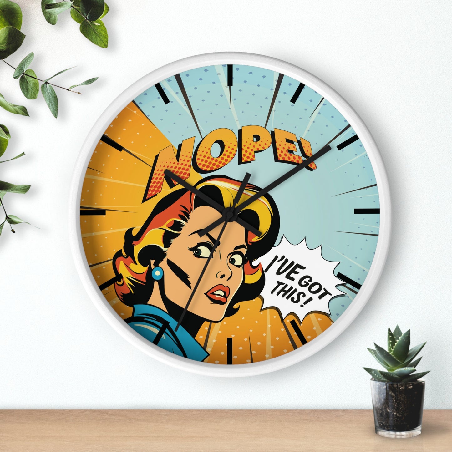 I've got this! - Wall Clock - vrmediadecor.vrmedia.com.au
