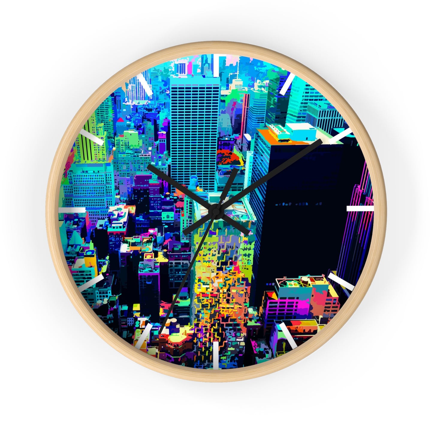 Manhattan Wall Clock - vrmediadecor.vrmedia.com.au