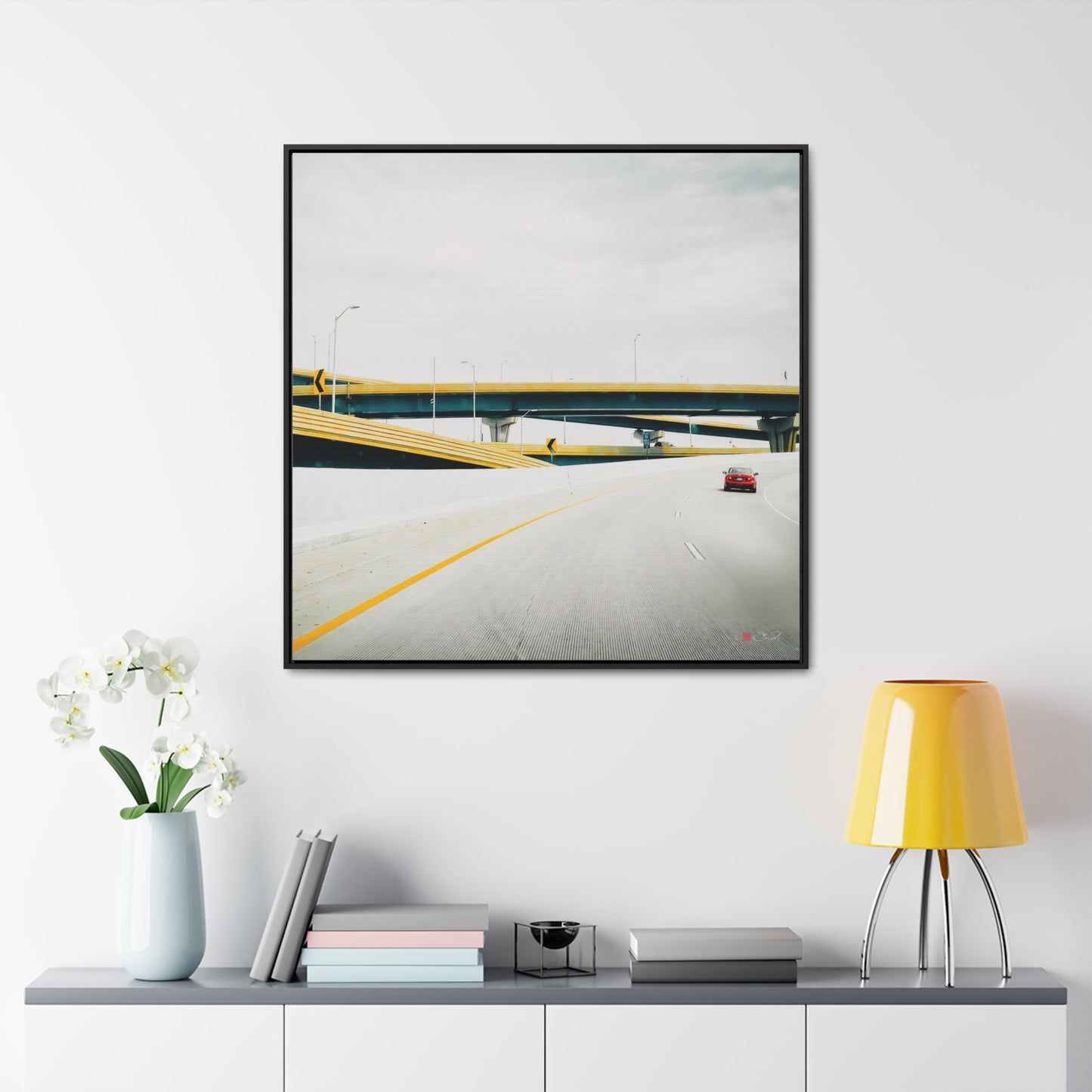 36x36" Framed Canvas Print: "Life is a" - vrmediadecor.vrmedia.com.au