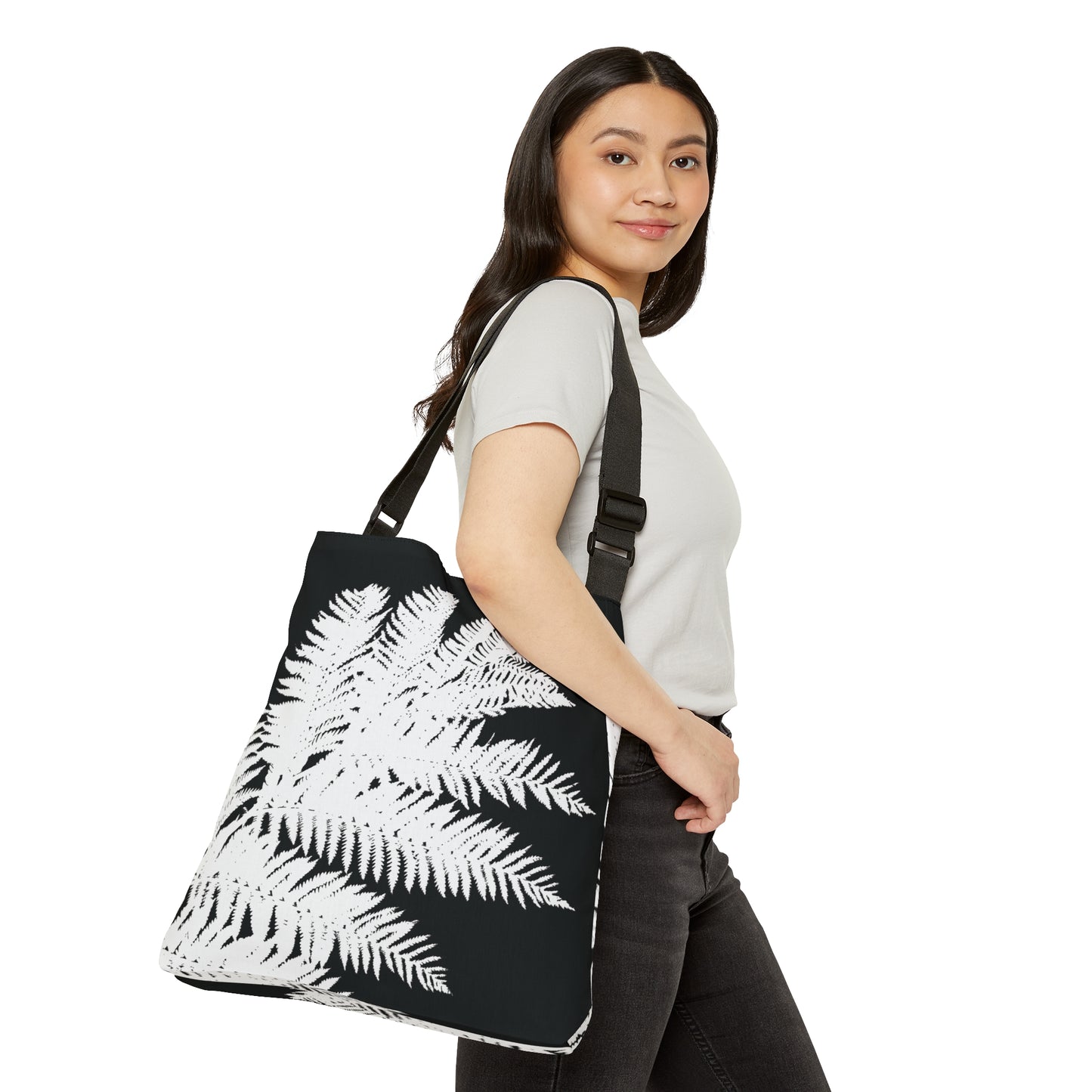 Tree Fern Adjustable Tote Bag