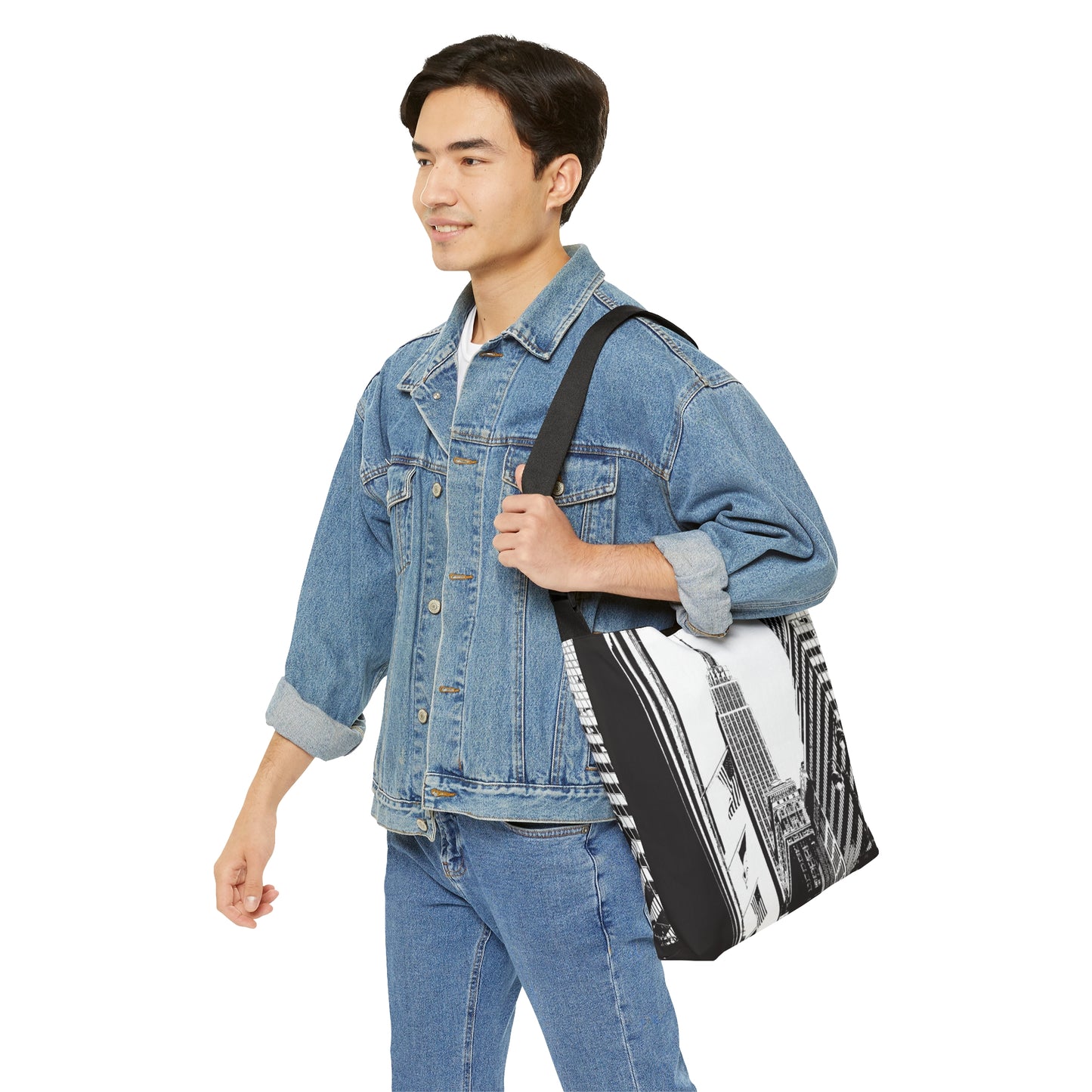 Manhattan New York Adjustable Tote Bag