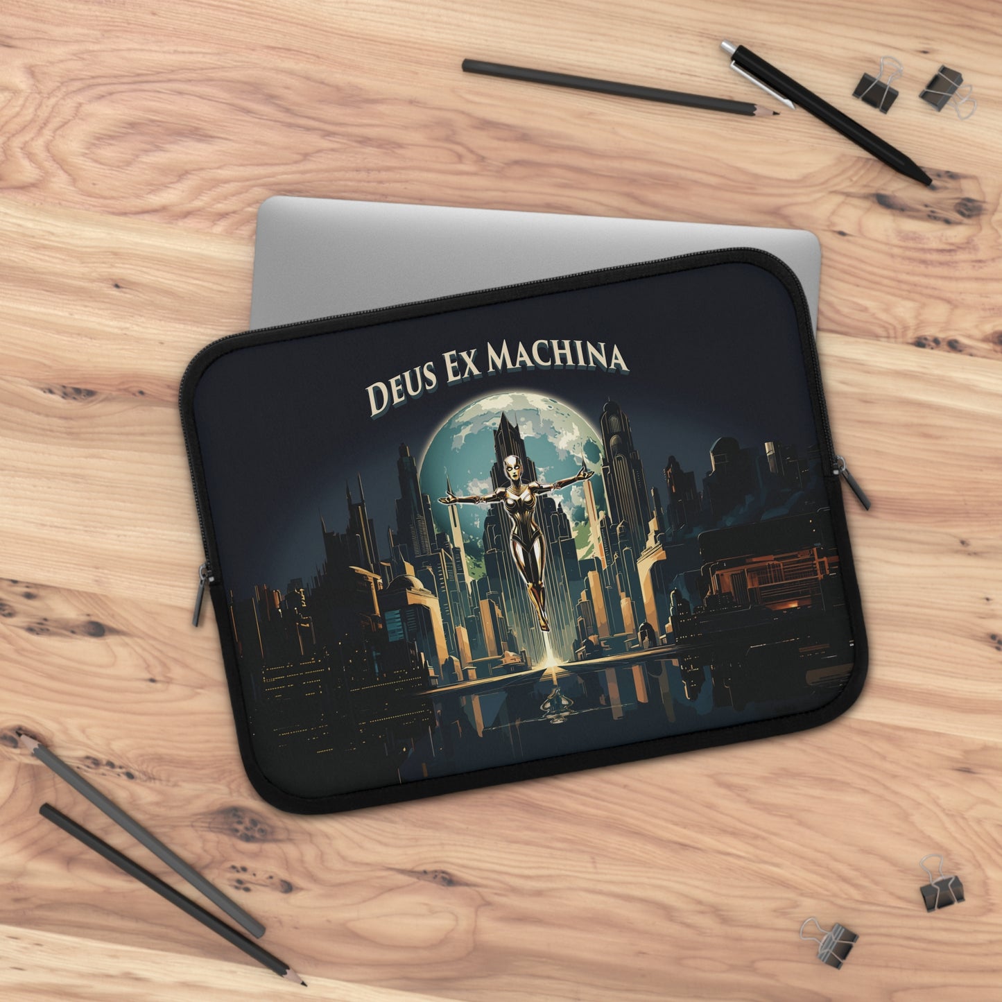 Deus Ex Machina Laptop Sleeve - vrmediadecor.vrmedia.com.au