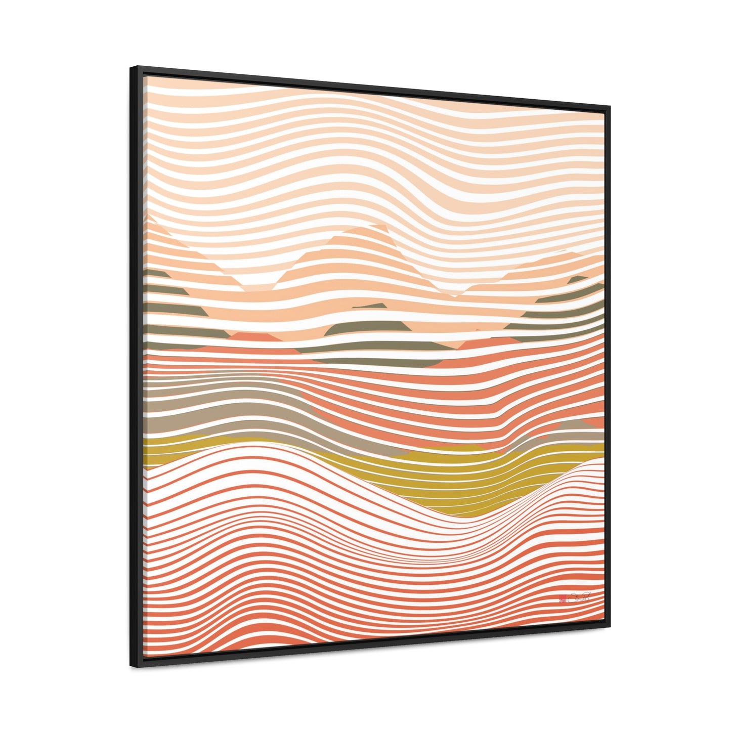 36x36" Framed Canvas Print: "Summer Heatwave" - vrmediadecor.vrmedia.com.au