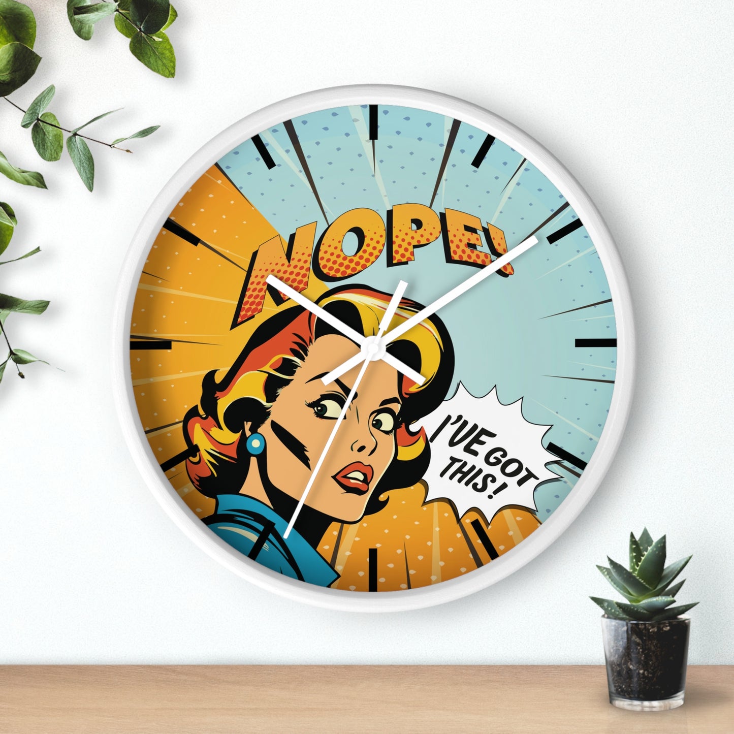I've got this! - Wall Clock - vrmediadecor.vrmedia.com.au
