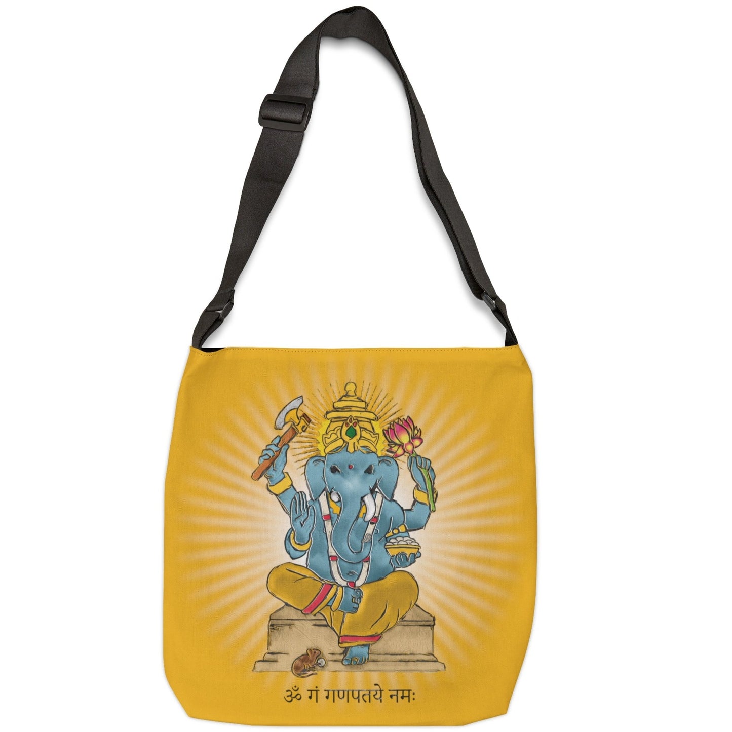 Divine Blessings Ganesha Deity Adjustable Tote Bag