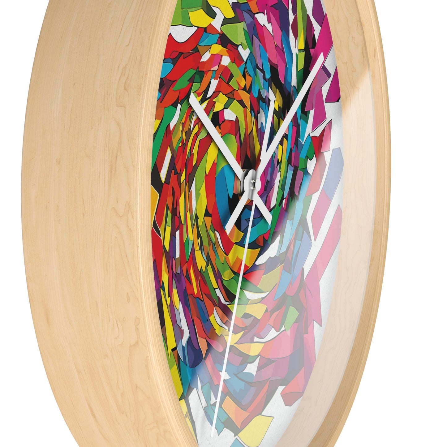 Primary Wave Wall Clock - vrmediadecor.vrmedia.com.au