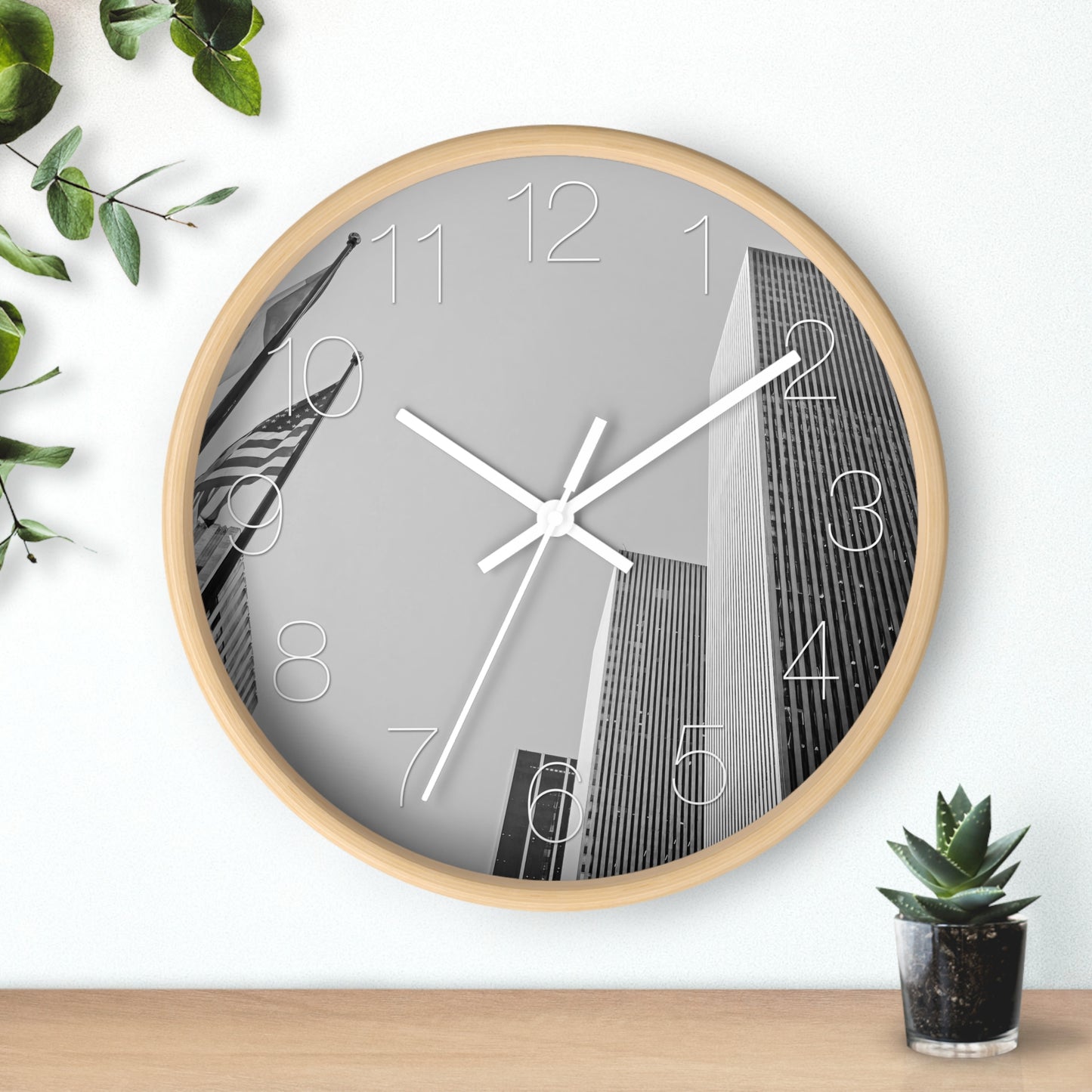Avenue of the Americas Wall Clock - vrmediadecor.vrmedia.com.au