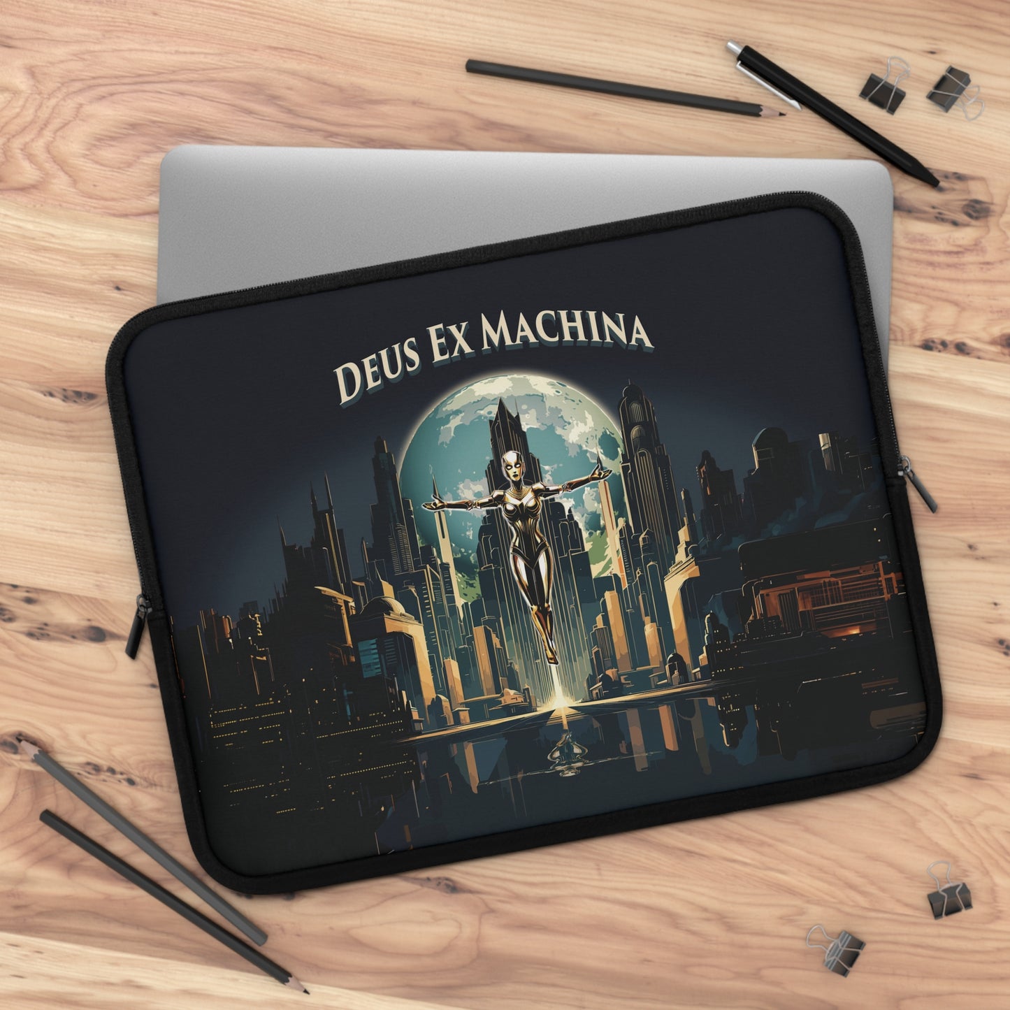 Deus Ex Machina Laptop Sleeve - vrmediadecor.vrmedia.com.au