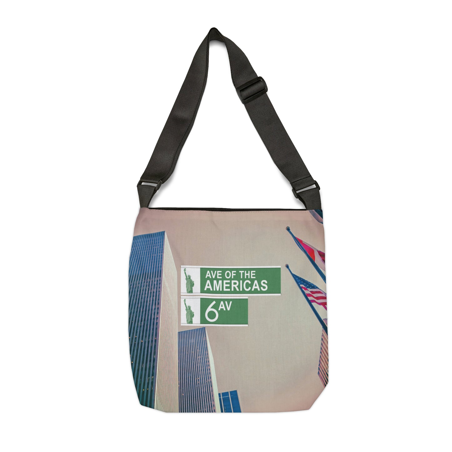 Avenue of the Americas Adjustable Tote Bag