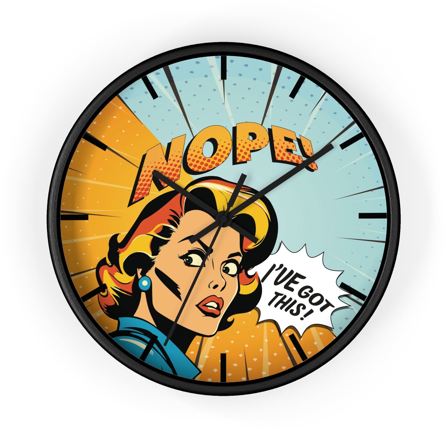 I've got this! - Wall Clock - vrmediadecor.vrmedia.com.au