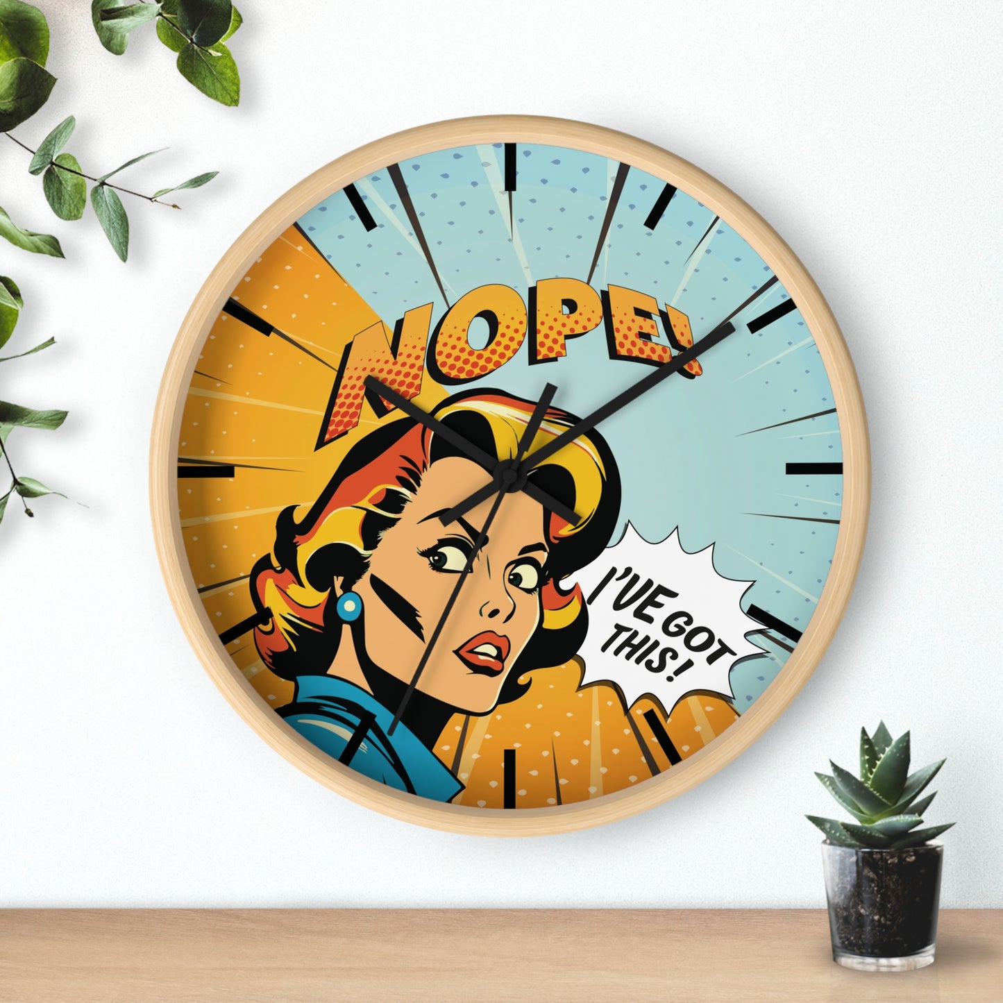 I've got this! - Wall Clock - vrmediadecor.vrmedia.com.au