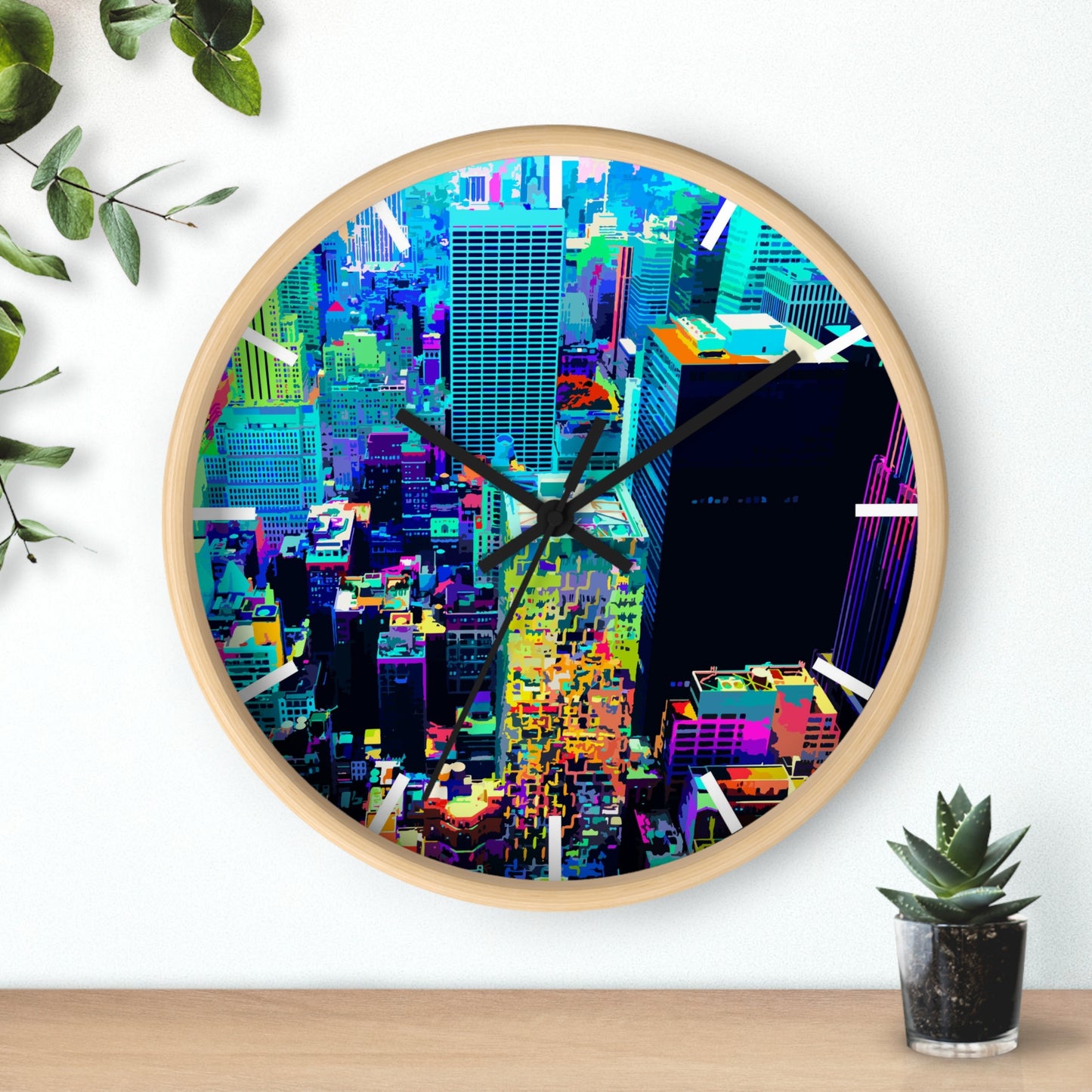 Manhattan Wall Clock - vrmediadecor.vrmedia.com.au