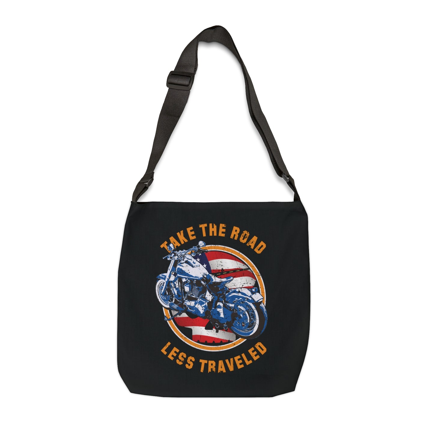 Take the Road Less Traveled Adjustable Tote Bag
