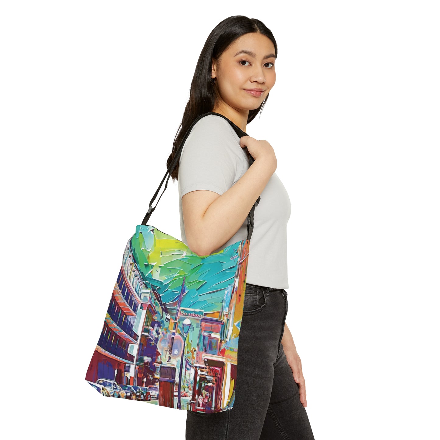 The French Quarter Adjustable Tote Bag
