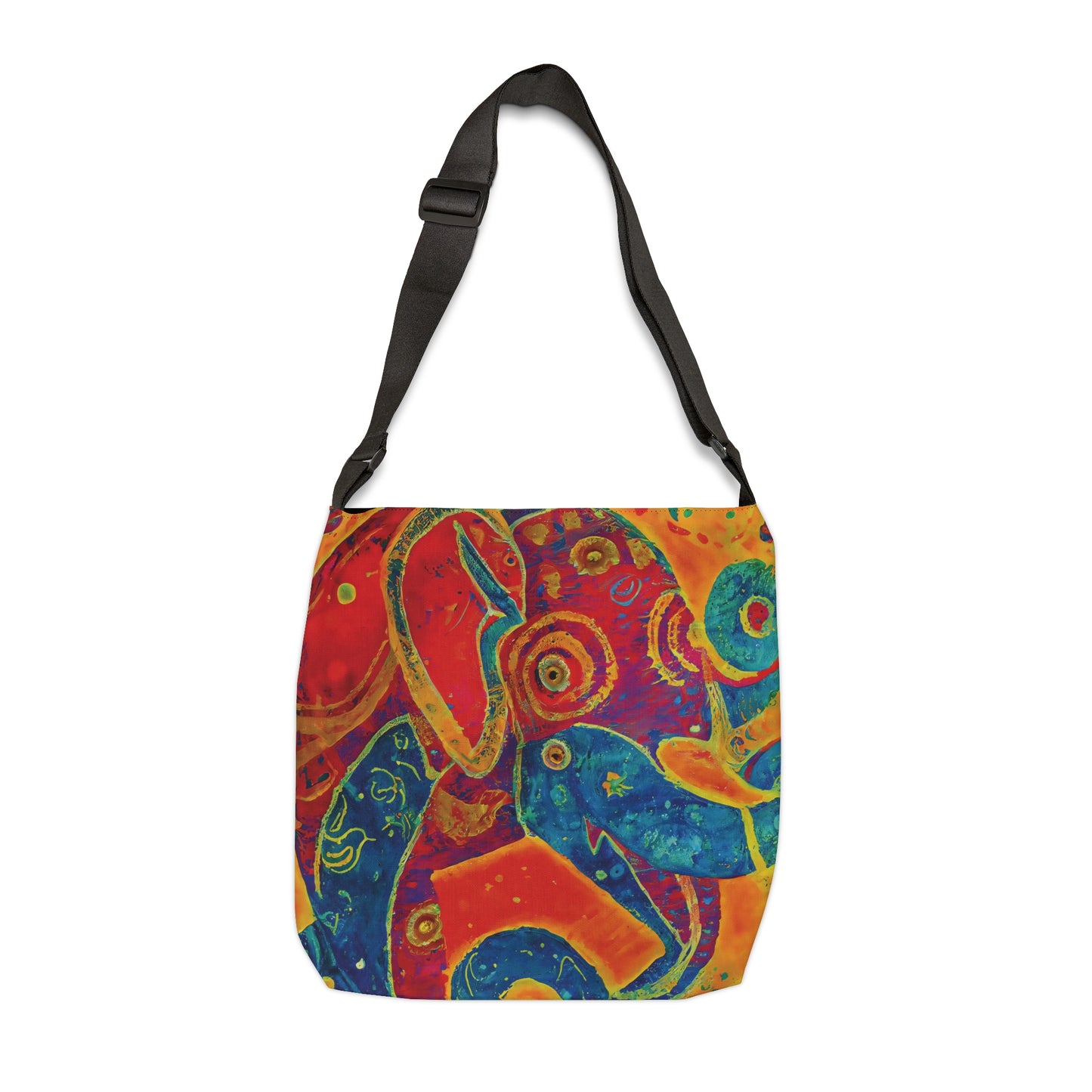 Elephant Regalia Adjustable Tote Bag